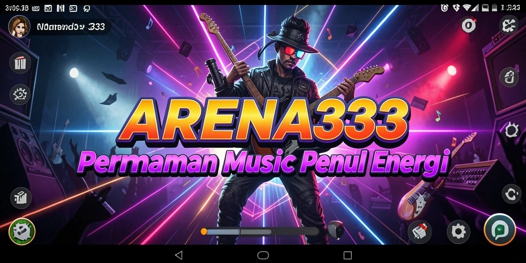 Tampilan menarik dari gameplay musik di ARENA333.