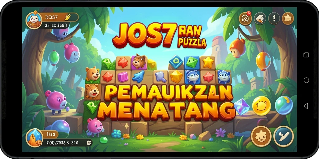Tampilan menarik dari gameplay JOS77 yang menantang otak.